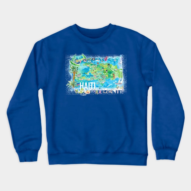 Haiti Crewneck Sweatshirt by artshop77